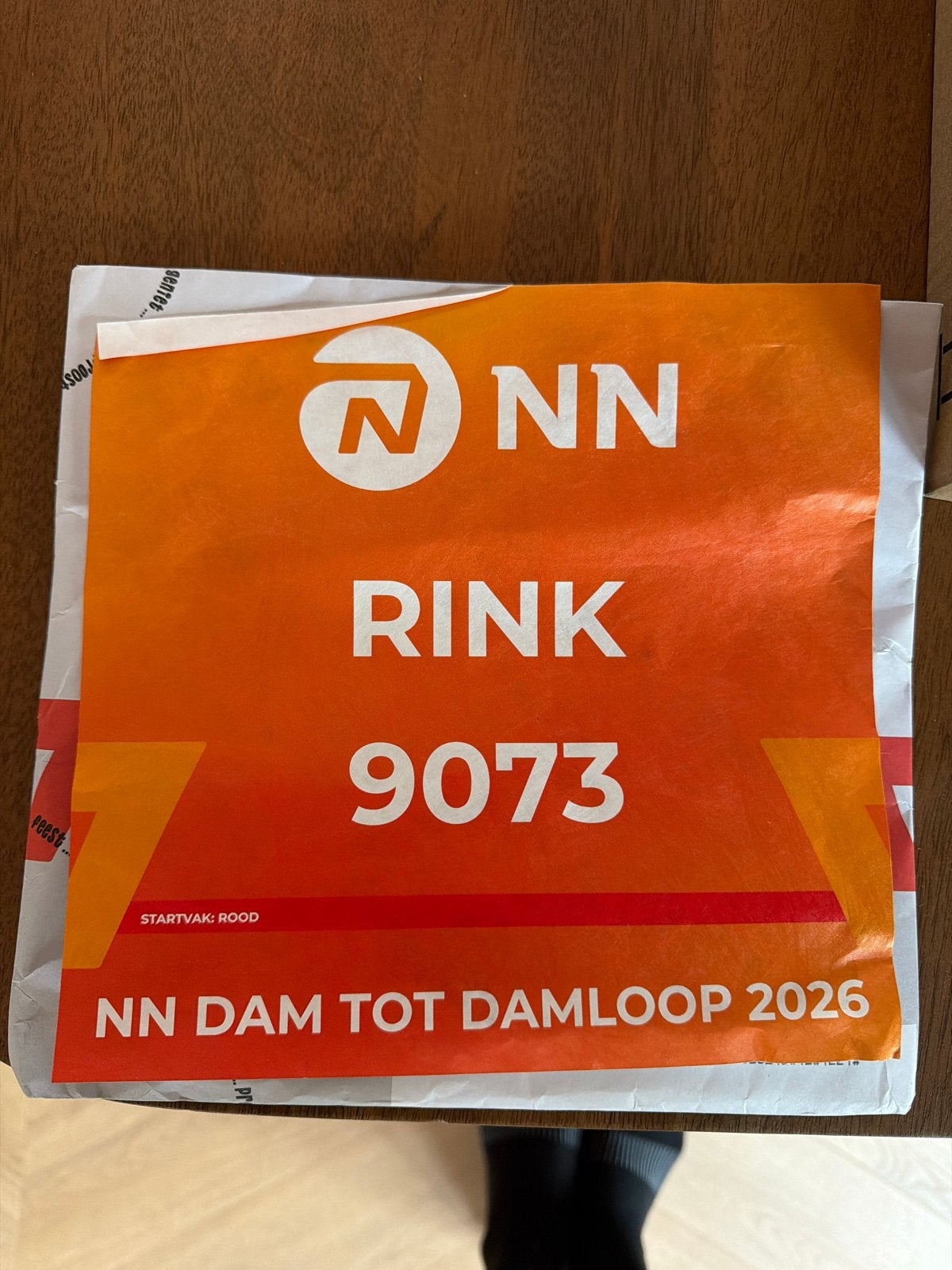 Startnr Dam tot Damloop, Eén persoon