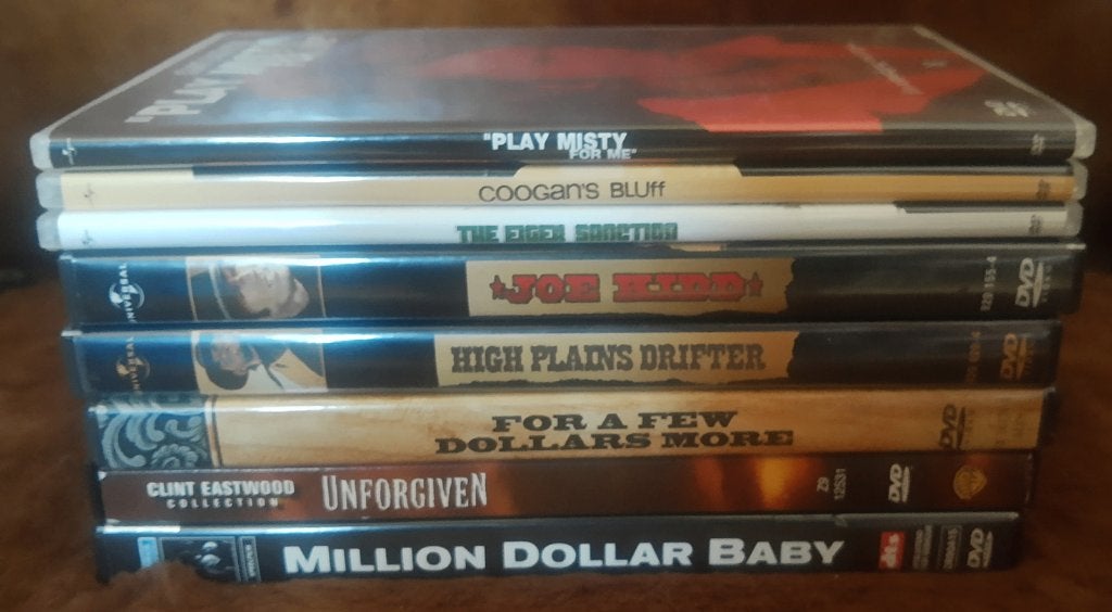 Collectie Partij 8x CLINT EASTWOOD DVD's, Engels, Vanaf 16 jaar, Nederlands, Overige genres