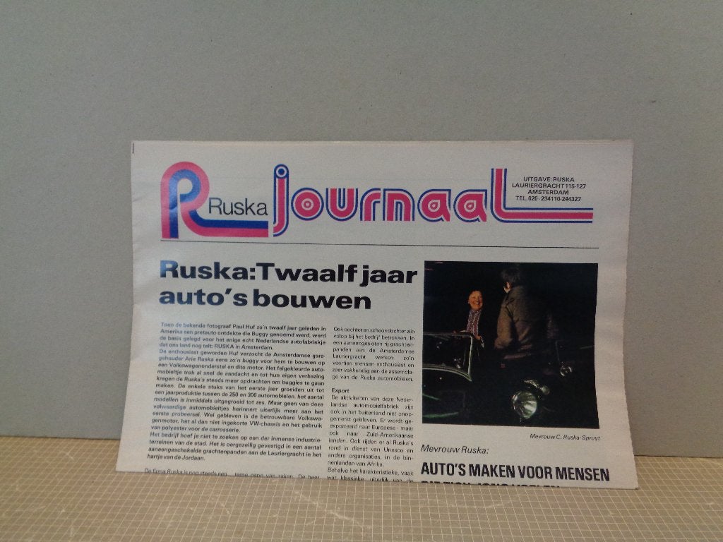 ruska journaal, Ophalen of Verzenden, Zo goed als nieuw, Overige merken