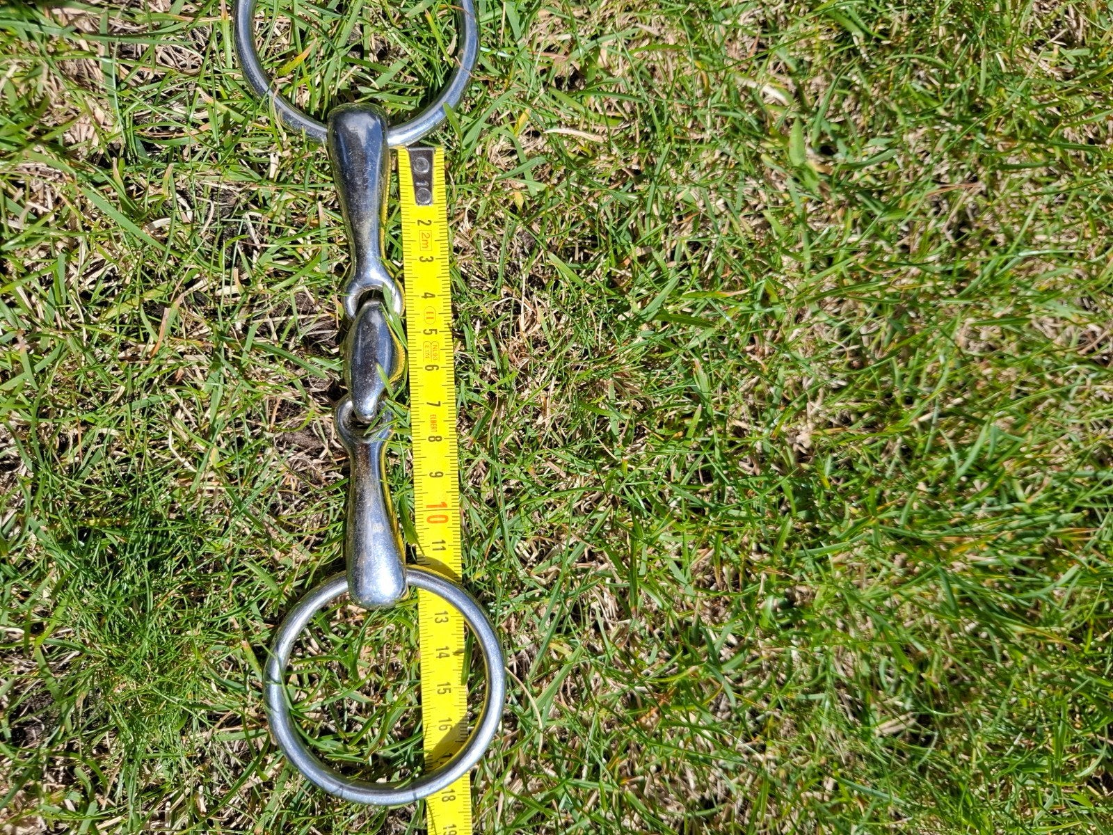 Dubbel Sprenger gebroken bitje 11,5, Dieren en Toebehoren, Zilver, Ophalen of Verzenden, Bit, Sprenger