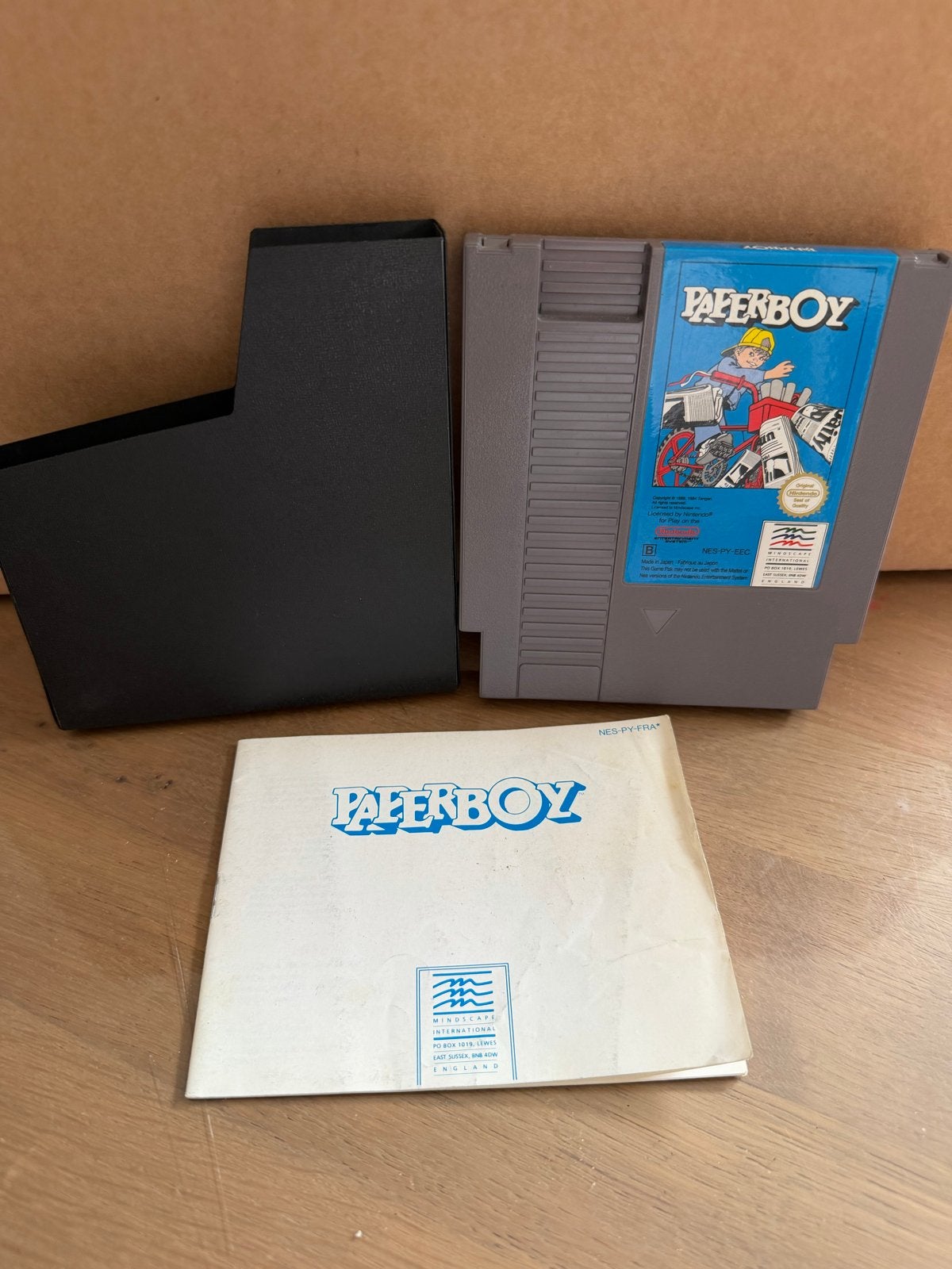 Paperboy NES met handleiding en hoes., Spelcomputers en Games, 1 speler, Ophalen of Verzenden, Gebruikt, Vanaf 3 jaar
