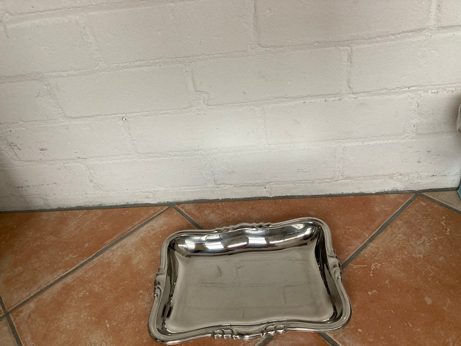 Mooie Alfra RVS serveerschaal, Snij-/serveerplank, Ophalen of Verzenden, Zo goed als nieuw, Overige materialen