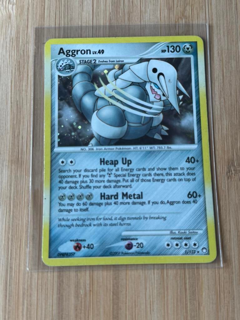 Pokemon Aggron 1 Mysterious Treasures, Ophalen of Verzenden, Zo goed als nieuw