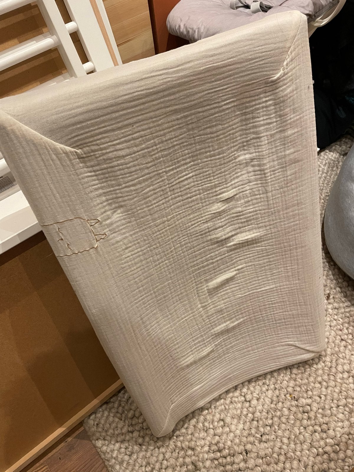 IKEA aankleedkussen VADRA met ongebruikte hoes, Ophalen, Zo goed als nieuw, Aankleedkussen, Overige merken