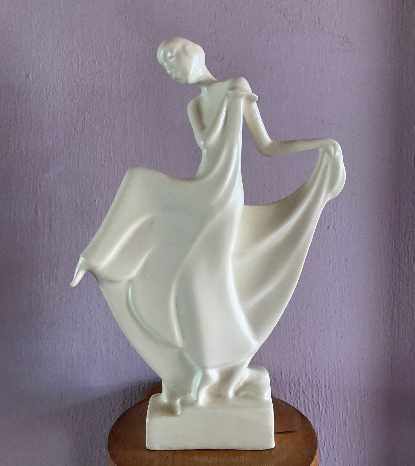 Plateel Art Deco Danseres, Ophalen of Verzenden