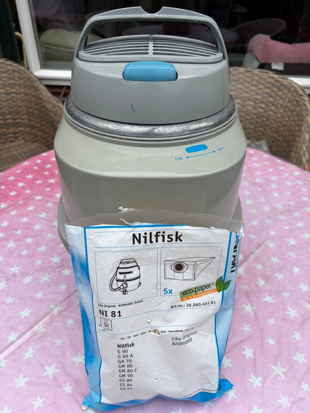 Nilfisk, Tuin en Terras, Hogedrukreinigers, Ophalen of Verzenden, Gebruikt, Elektrisch