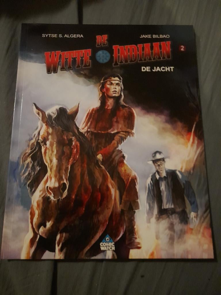 Sytse Algera - De Witte Indiaan 2, Boeken, Stripboeken, Zo goed als nieuw, Eén stripboek, Ophalen of Verzenden