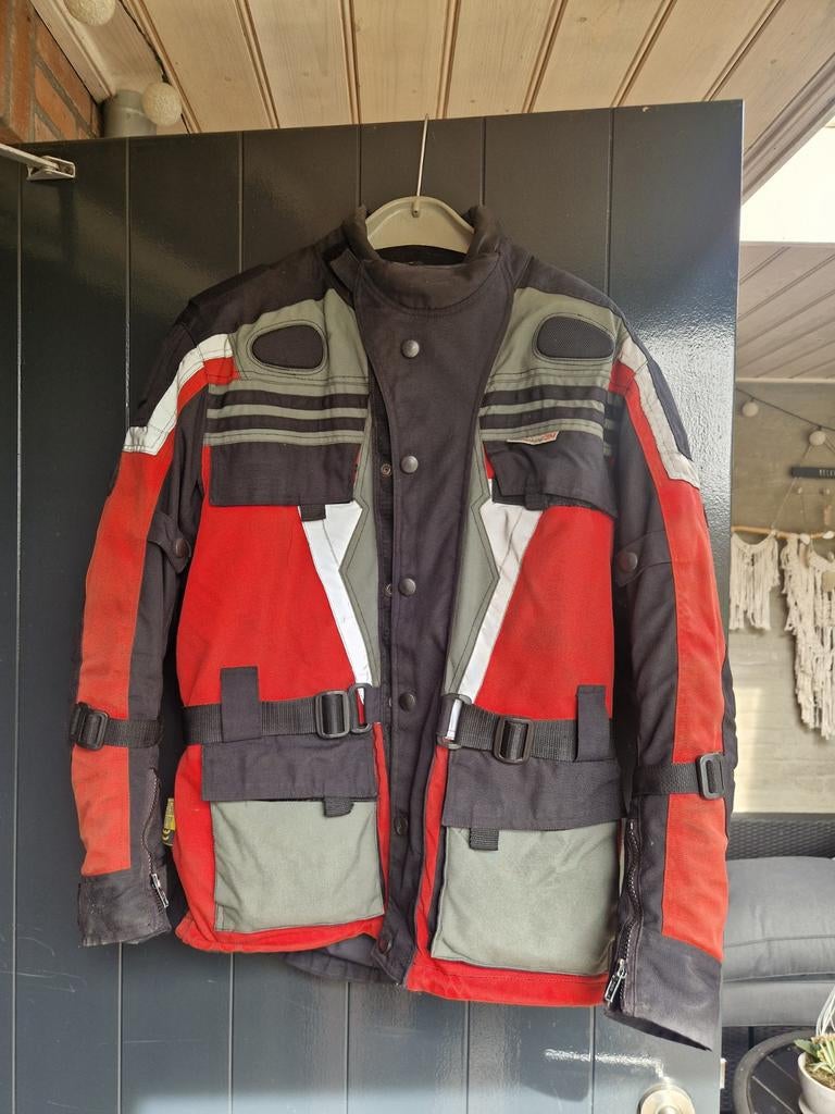 Motorjas textiel maat S merk JTS, Motoren, Kleding | Motorkleding, Ophalen, Tweedehands, Jas | textiel