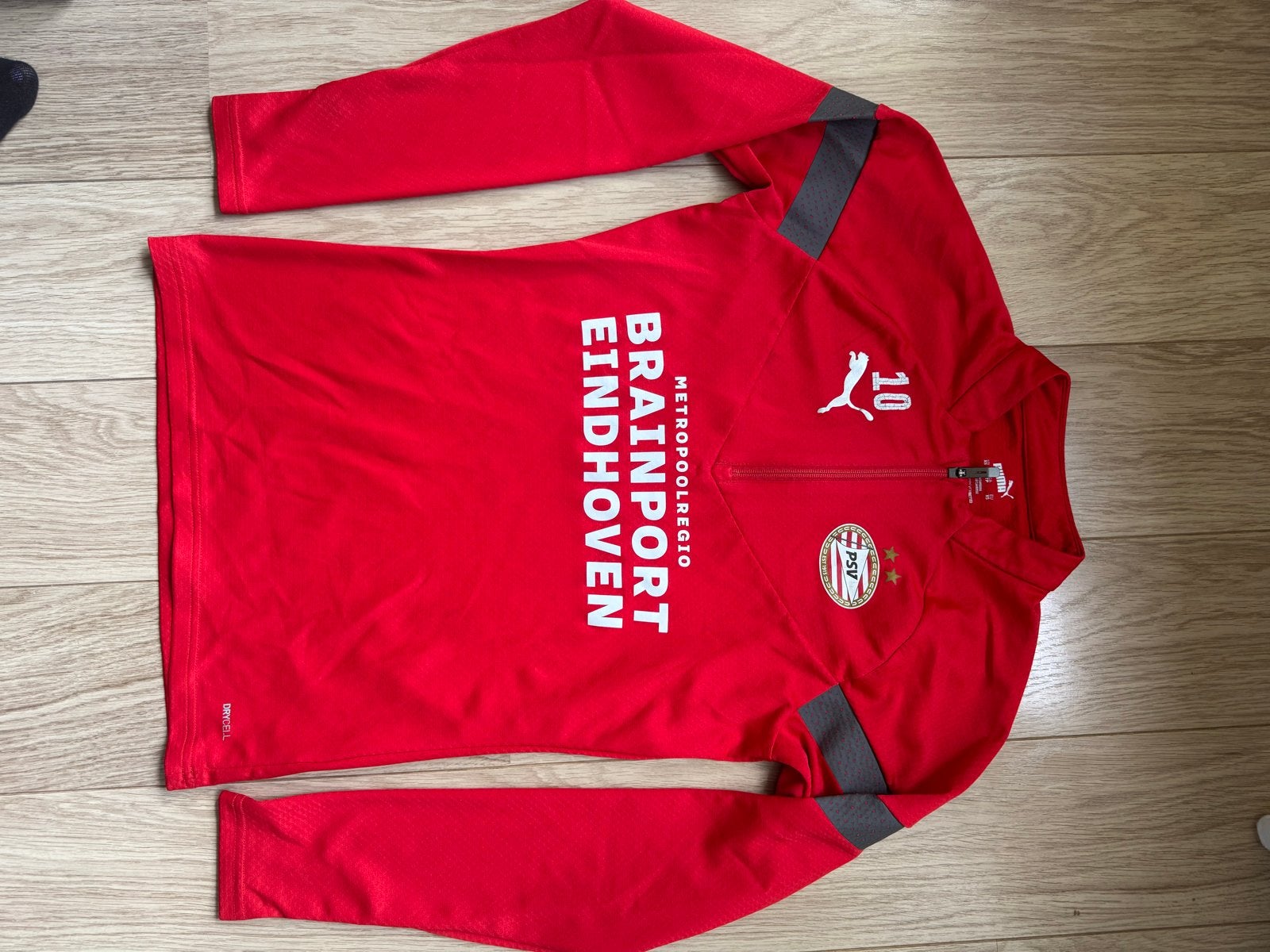 Puma PSV Brainport Eindhoven trainingstrui rood XS, Ophalen of Verzenden, Zo goed als nieuw, Voetbal, Rood