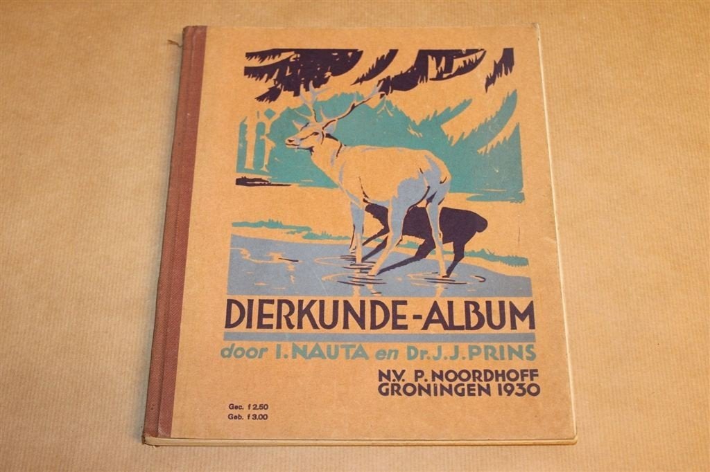 Dierkunde-Album — Vintage Schoolboek met Kleurenplaten 1930, Antiek en Kunst, Antiek | Boeken en Bijbels, Ophalen of Verzenden