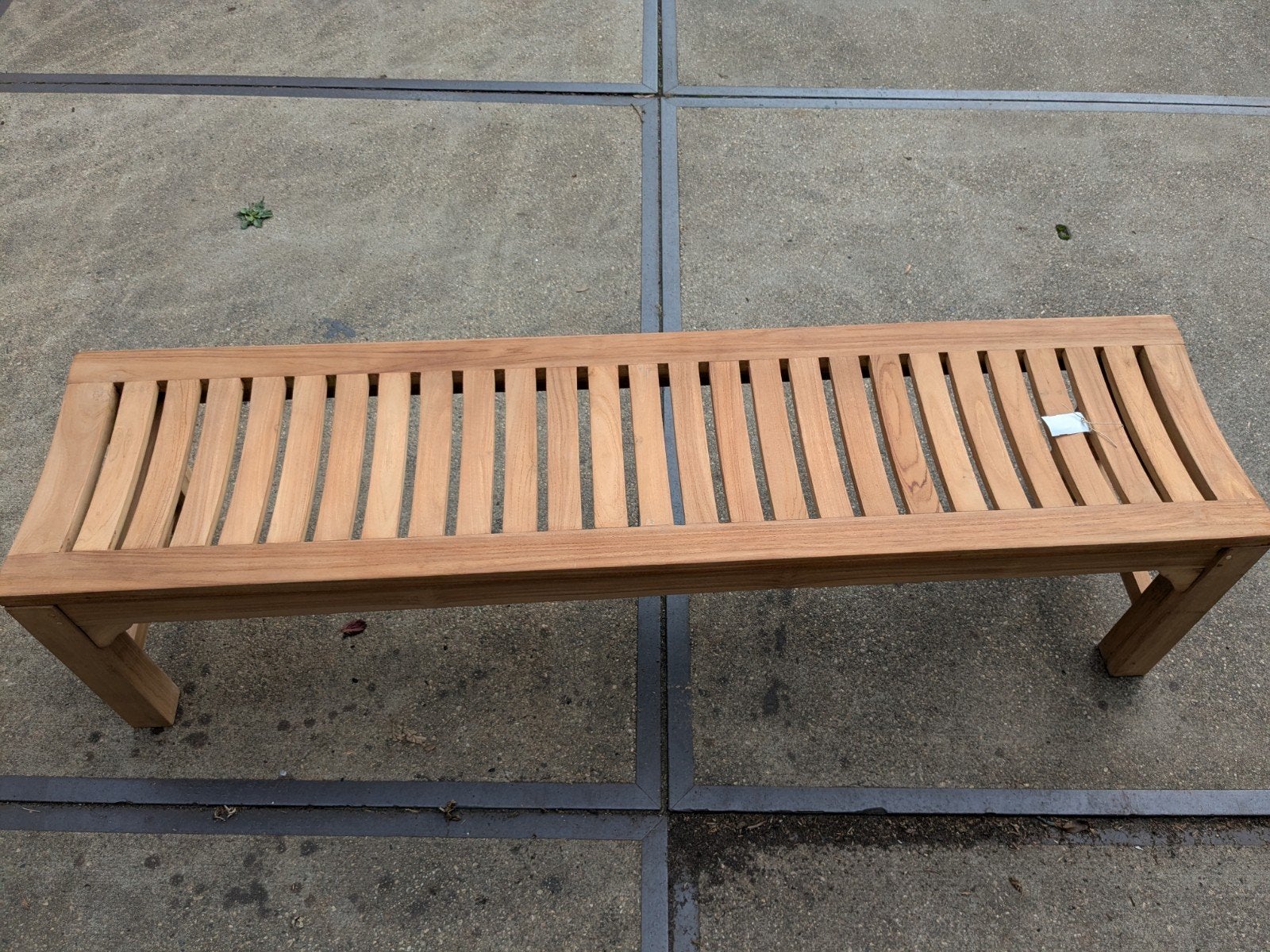 Teakhouten tennisbank 180 cm, Ophalen, Nieuw, Teakhout