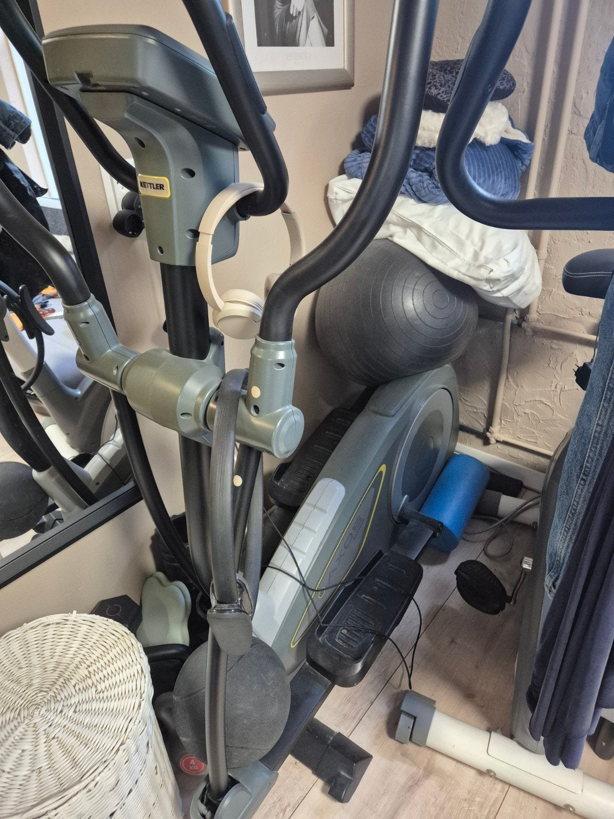 Gratis Crosstrainer Axos in prima staat, Sport en Fitness, Fitnessapparatuur, Ophalen, Crosstrainer, Metaal, Buik