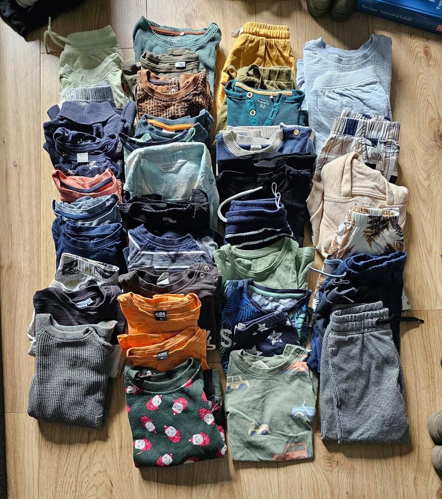 Jongens kledingpakket maat 92 - Gedragen, Kinderen en Baby's, Kinderkleding | Maat 92, Ophalen of Verzenden, Gebruikt, Jongen