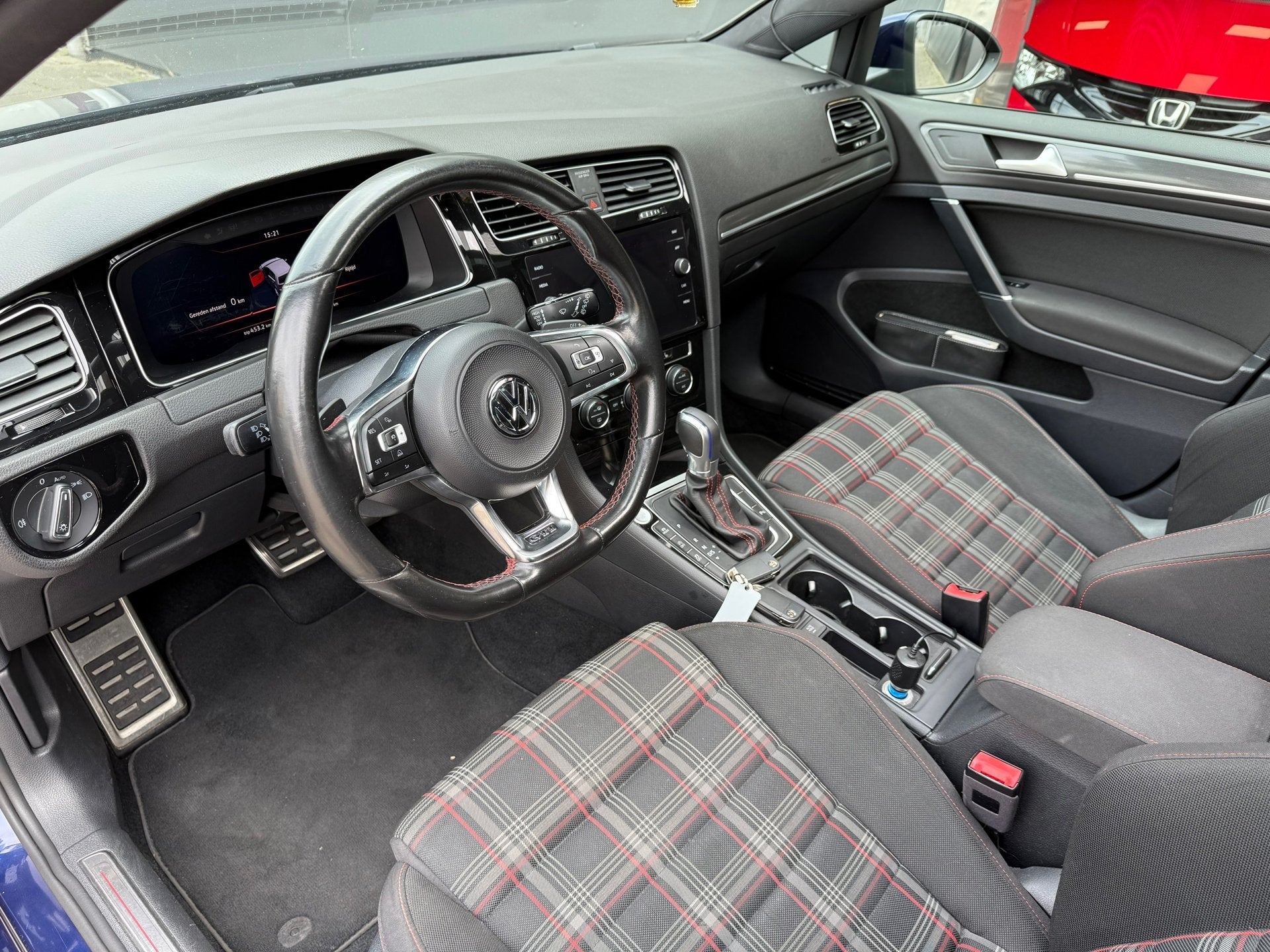 Volkswagen Golf 2.0 TSI GTI Performance DSG Pano virtual, Auto's, Gebruikt, Euro 6, 4 cilinders, Blauw