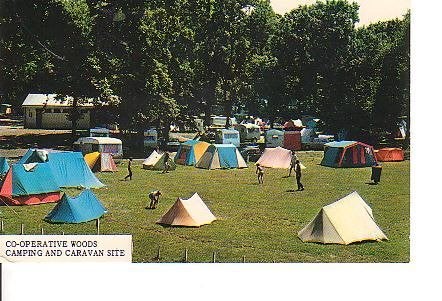 Ansichtkaart 	Londen (Eng)	Co-operative Woods Camping Site, Verzenden, 1980 tot heden, Gelopen, Engeland