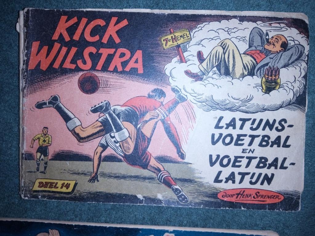 Kick Wilstra Deel 14: Latijns-Voetbal en Voetbal-Latun, Boeken, Stripboeken, Eén stripboek, Ophalen of Verzenden, Gelezen, Henk Sprenger
