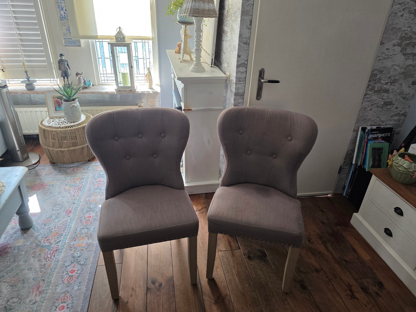 4x eetkamerstoel richmond, Huis en Inrichting, Stoelen, Ophalen, Gebruikt, Vier, Stof