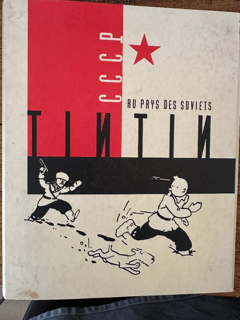 Kuifje / Tintin au pays des Soviets map, Verzamelen, Verzenden, Zo goed als nieuw