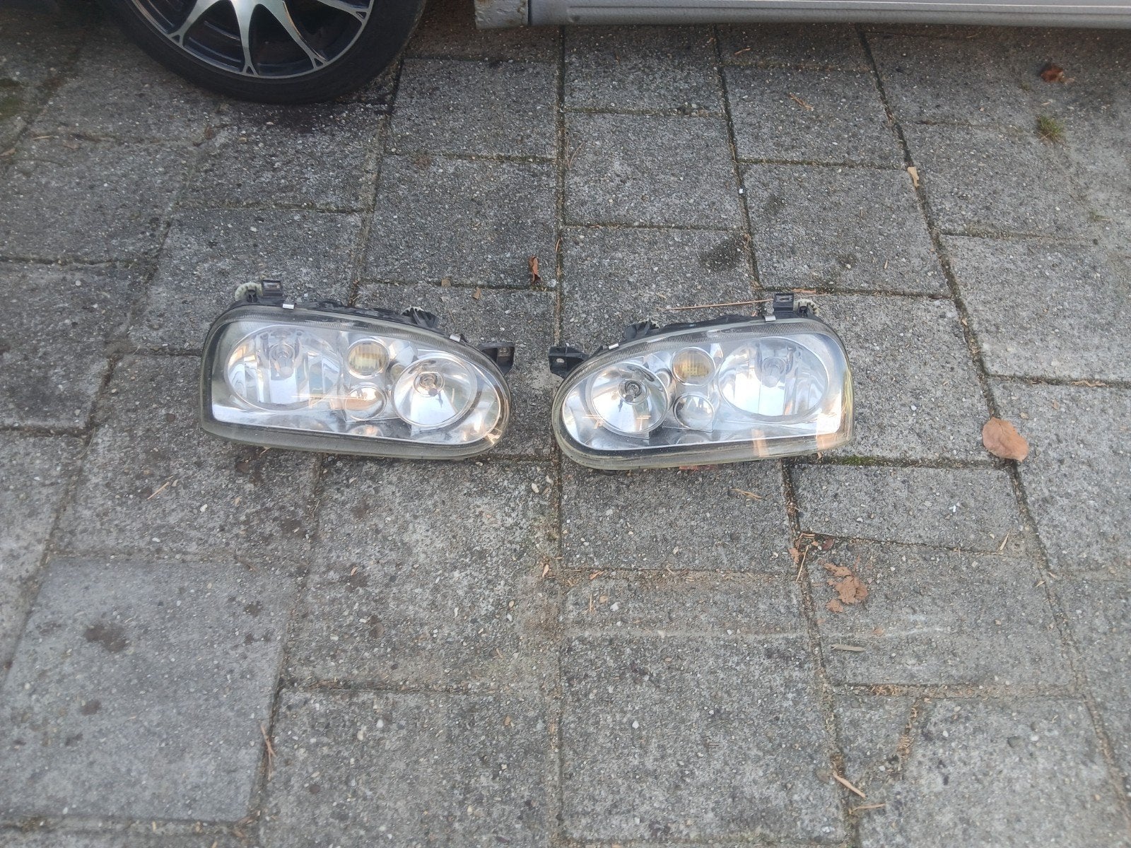 Hella koplampen voor Golf 3 (set van 2), Ophalen, Gebruikt, Volkswagen