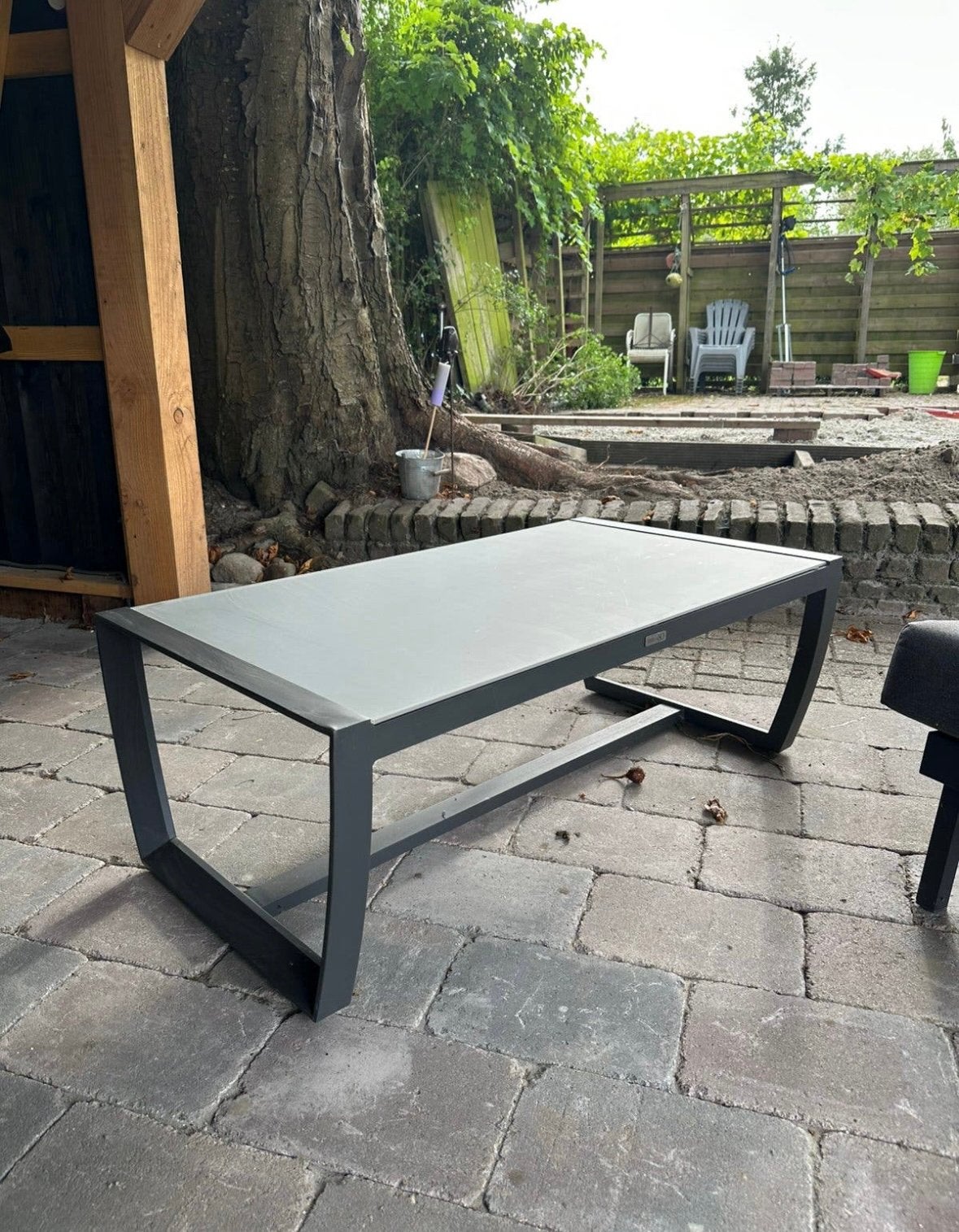 Tuin tafel, Ophalen, Nieuw, Rechthoekig, Aluminium