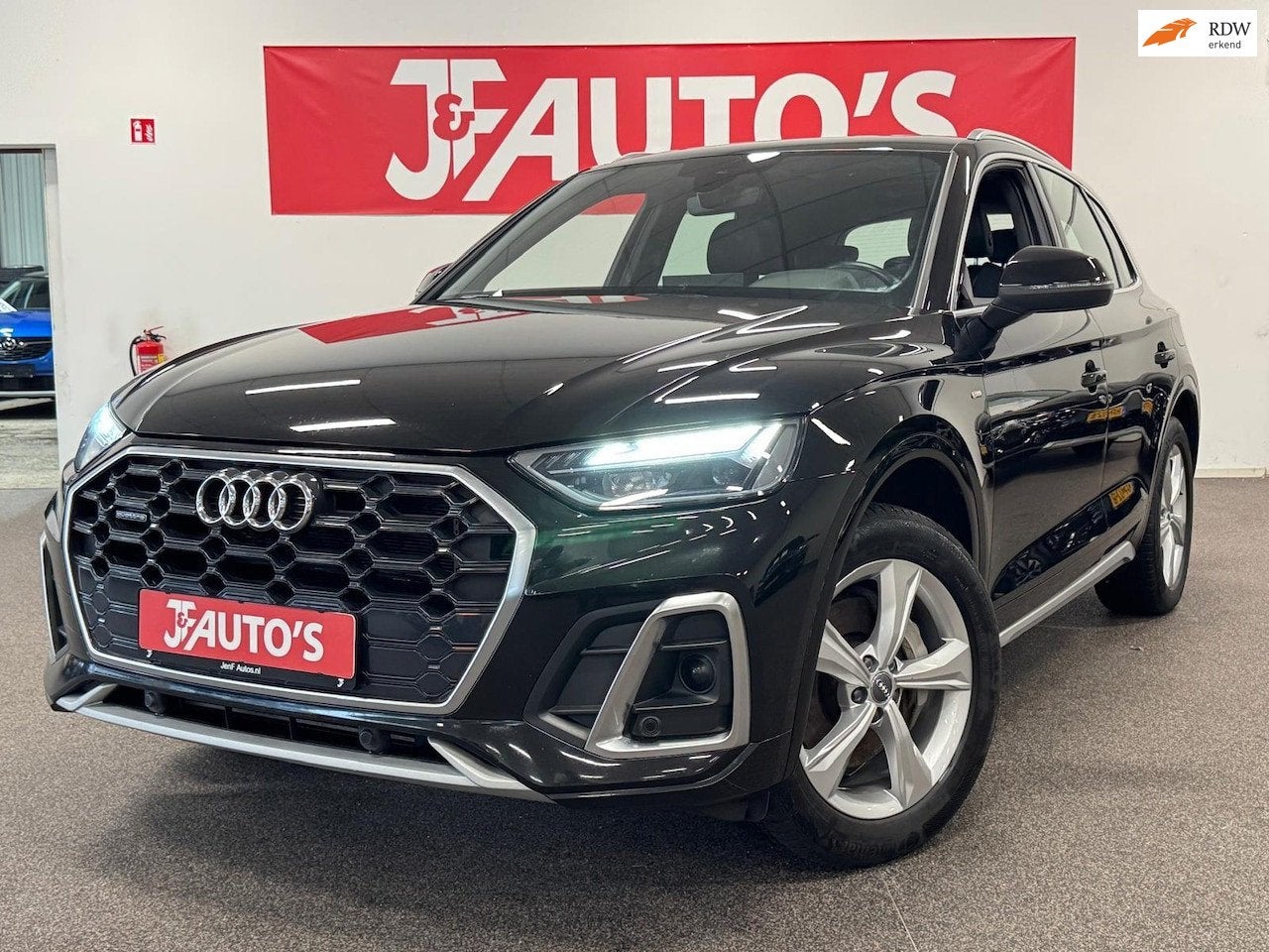Audi Q5 50 TFSI NAVIGATIE, ECC AIRCO, PANORAMA, CRUISE, Automaat, Gebruikt, 4 cilinders, Leder en Stof