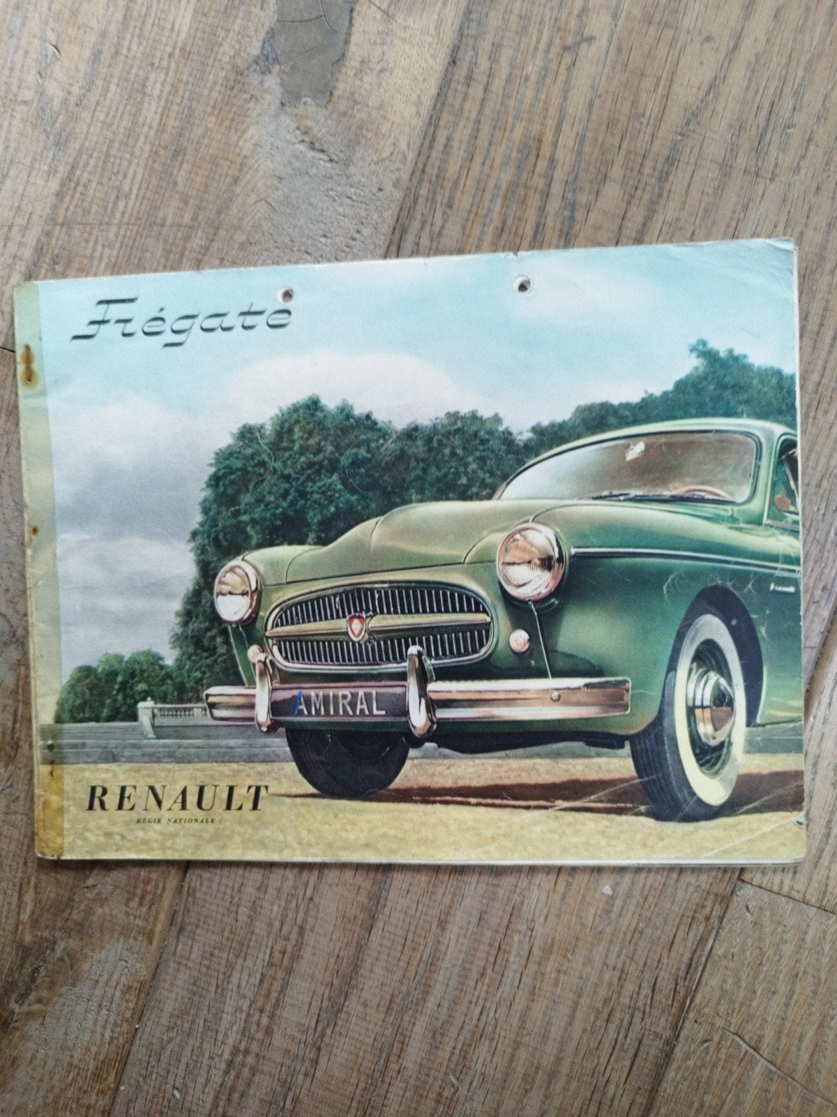 Renault Frégate Amiral Affaires brochure 1954, Gelezen, Renault, Ophalen of Verzenden, Renault