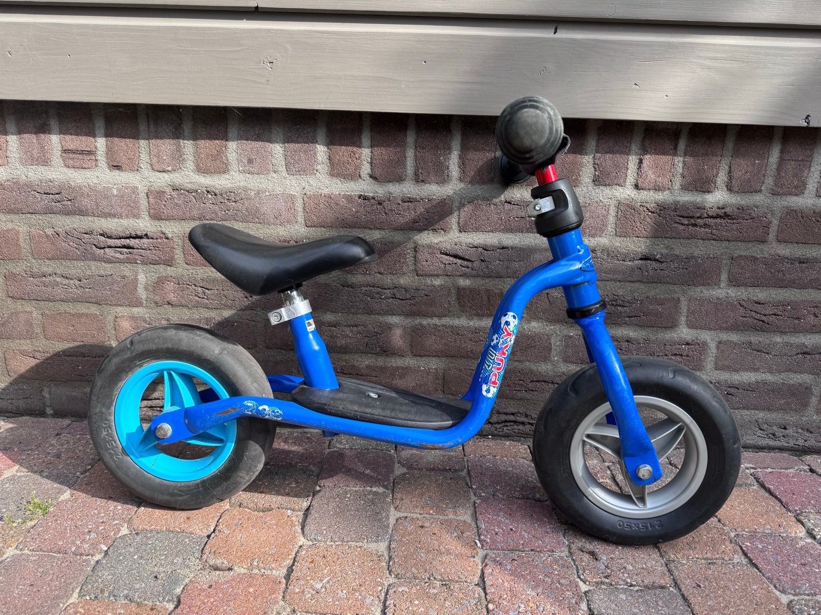 Puky loopfiets blauw - gebruikt, Ophalen, Gebruikt, Minder dan 16 inch
