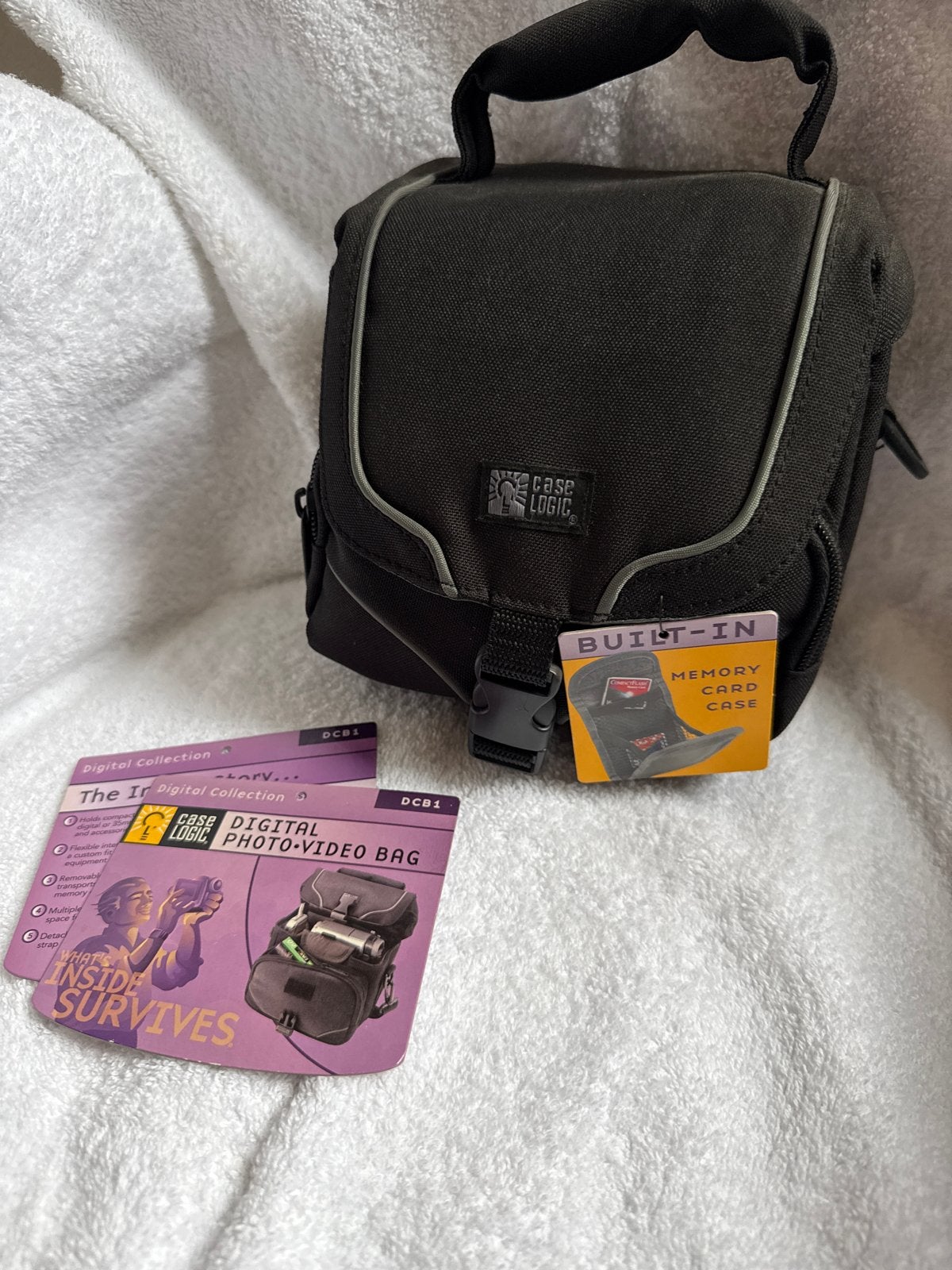 Case Logic DCB-1 Digitale Foto/Video Tas - Nieuw, Audio, Tv en Foto, Pouch, Ophalen of Verzenden, Zwart, Case Logic