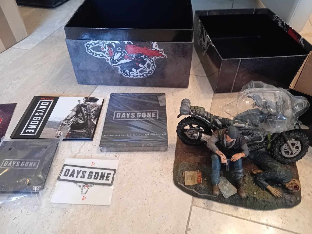 Days Gone Collectors Edition voor Ps4 / Ps5, Spelcomputers en Games, Vanaf 18 jaar, 1 speler, Zo goed als nieuw, Ophalen