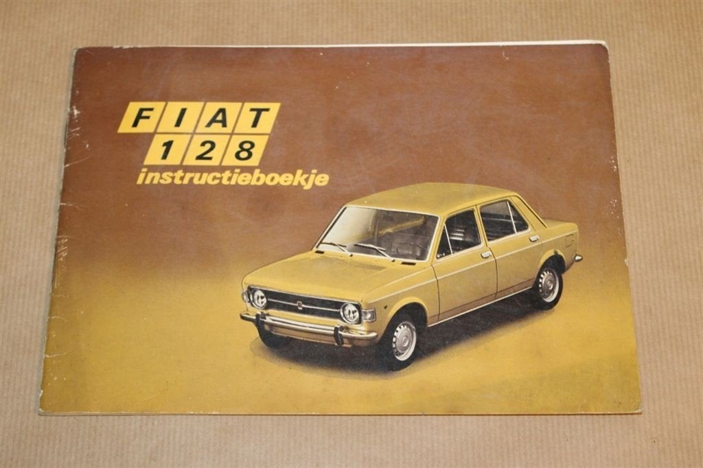 Fiat 128 Instructieboekje - 1971, Ophalen of Verzenden