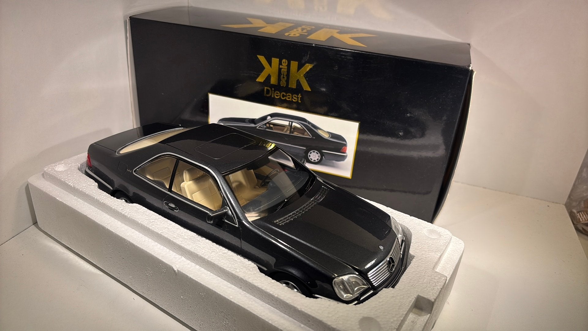 Mercedes benz 600 sec kk scale 1.18, Overige merken, Ophalen of Verzenden, A, A