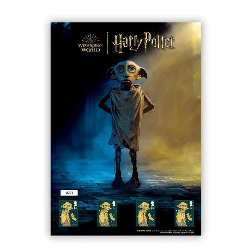 Harry Potter Dobby Fan Sheet, Ophalen of Verzenden, Nieuw, Replica