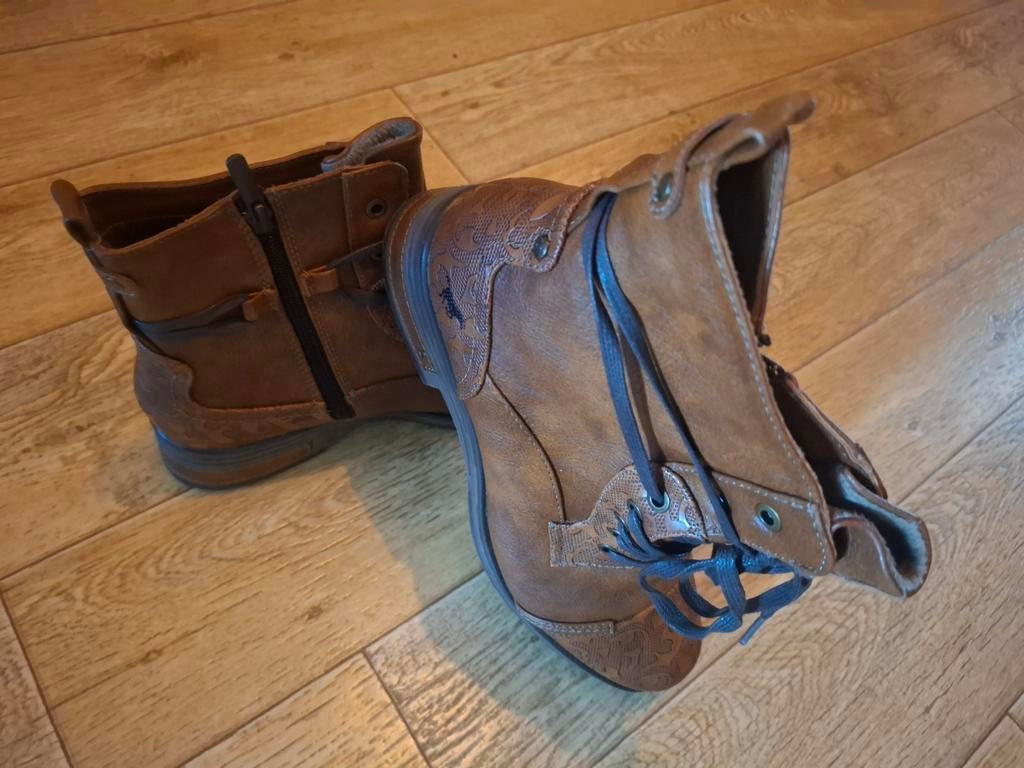 Mustang Dames Enkellaarzen - Bruin, Kleding | Dames, Schoenen, Bruin, Lage of Enkellaarzen, Ophalen of Verzenden, Mustang