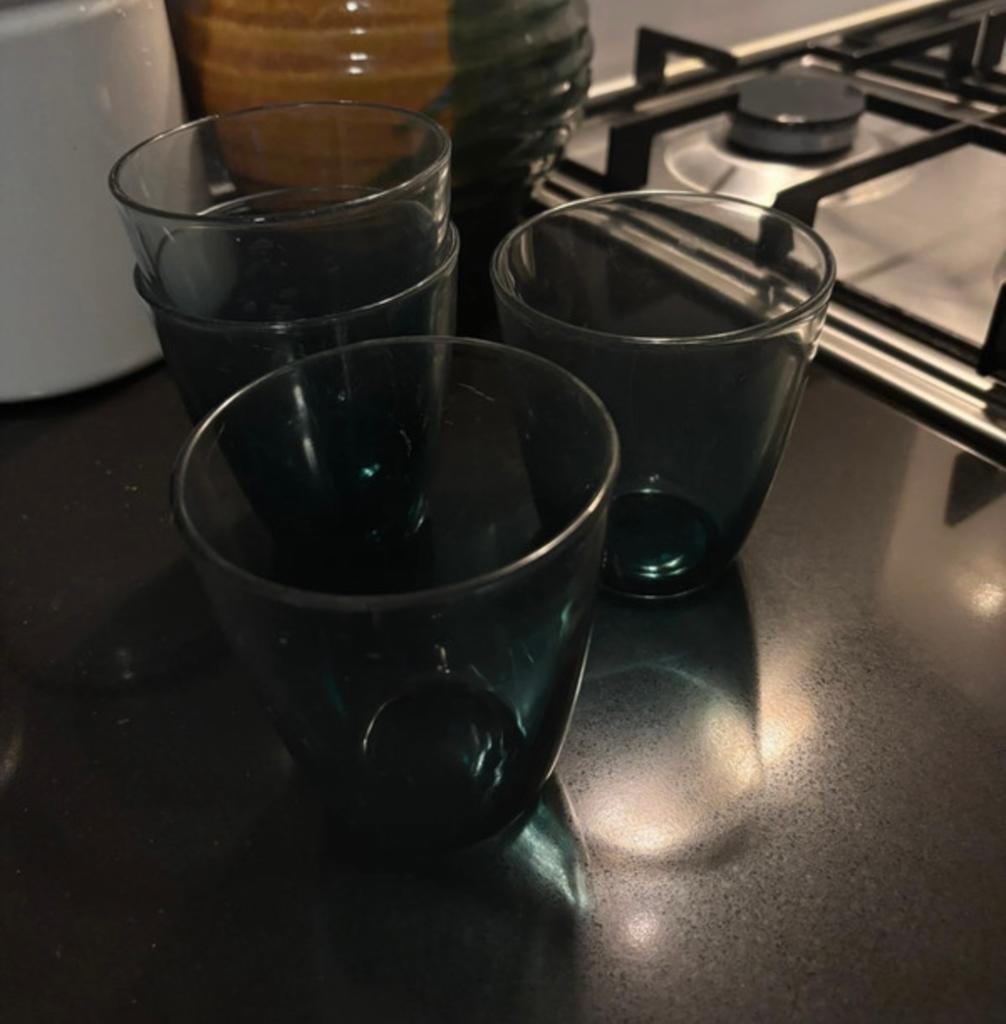 Waterglazen IKEA, Glas of Glazen, Ophalen of Verzenden, Overige stijlen, Glas