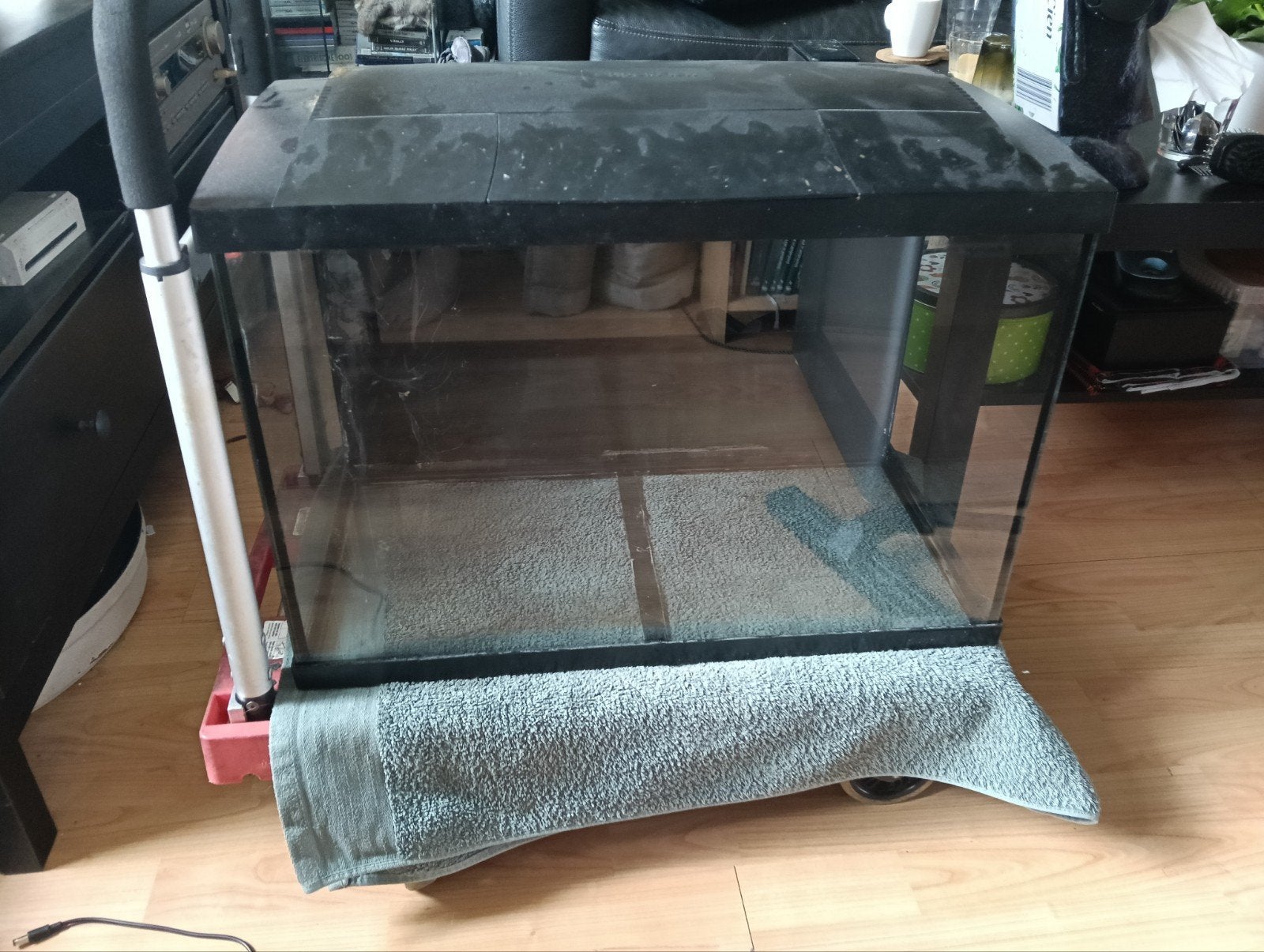 Superfish aquarium met toebehoren, Dieren en Toebehoren, Ophalen, Zo goed als nieuw, Leeg aquarium, Superfish