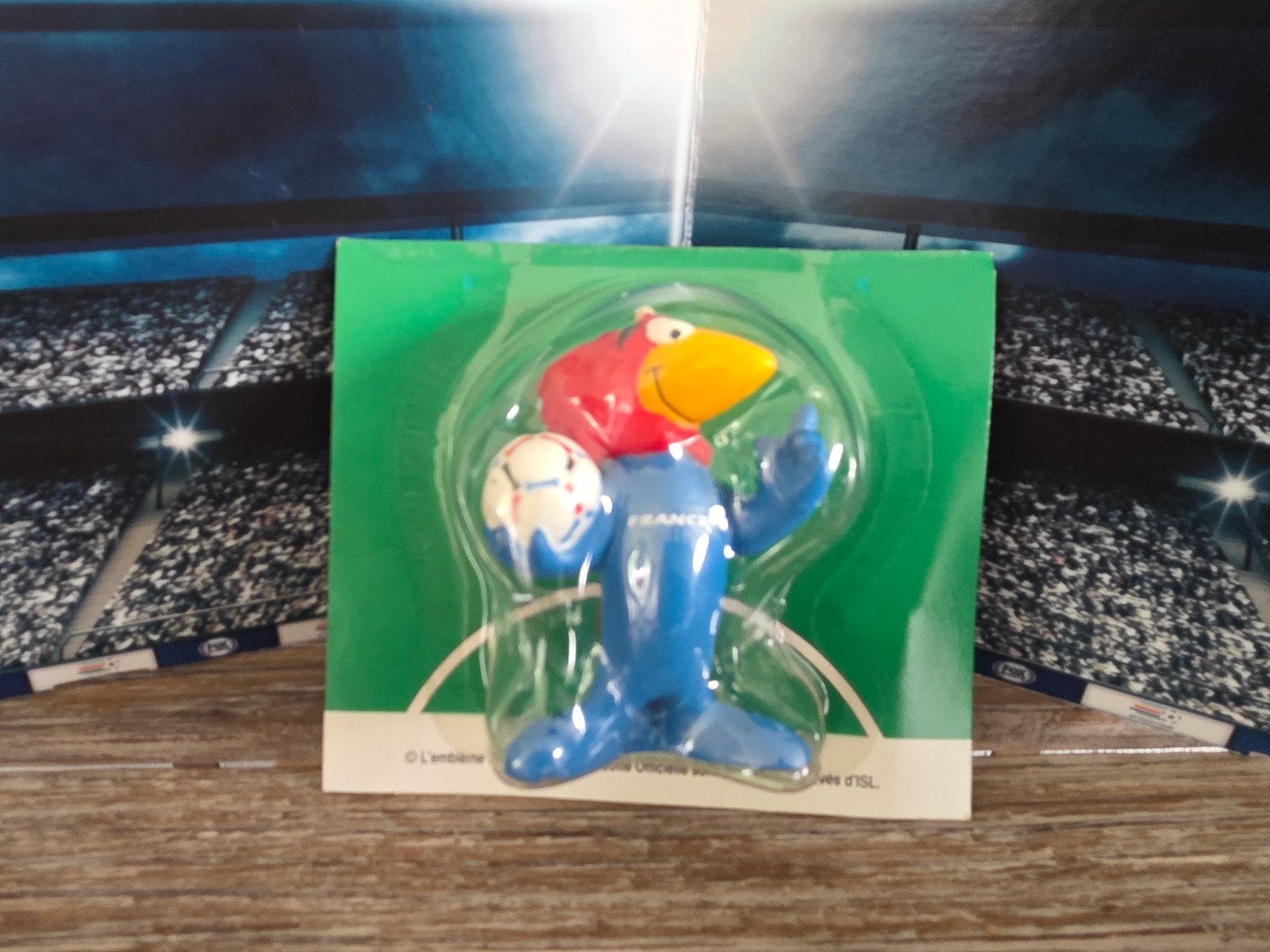 Voetbal mascotte Frankrijk 1998 - Footix kaars, Verzamelen, Sportartikelen en Voetbal, Ophalen, Nieuw, Overige typen