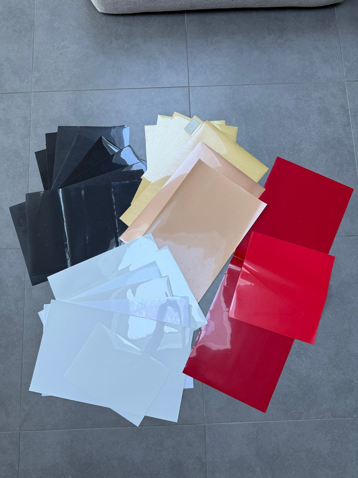 Diverse Flexfolie/vinyl voor kledingbedrukking, Gebruikt, Geschikt voor stof, Meerkleurig, Ophalen of Verzenden