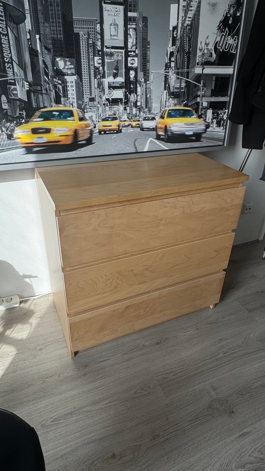IKEA Malm 3 drawers, Huis en Inrichting, Ophalen, 100 tot 150 cm, 50 tot 100 cm, Zo goed als nieuw