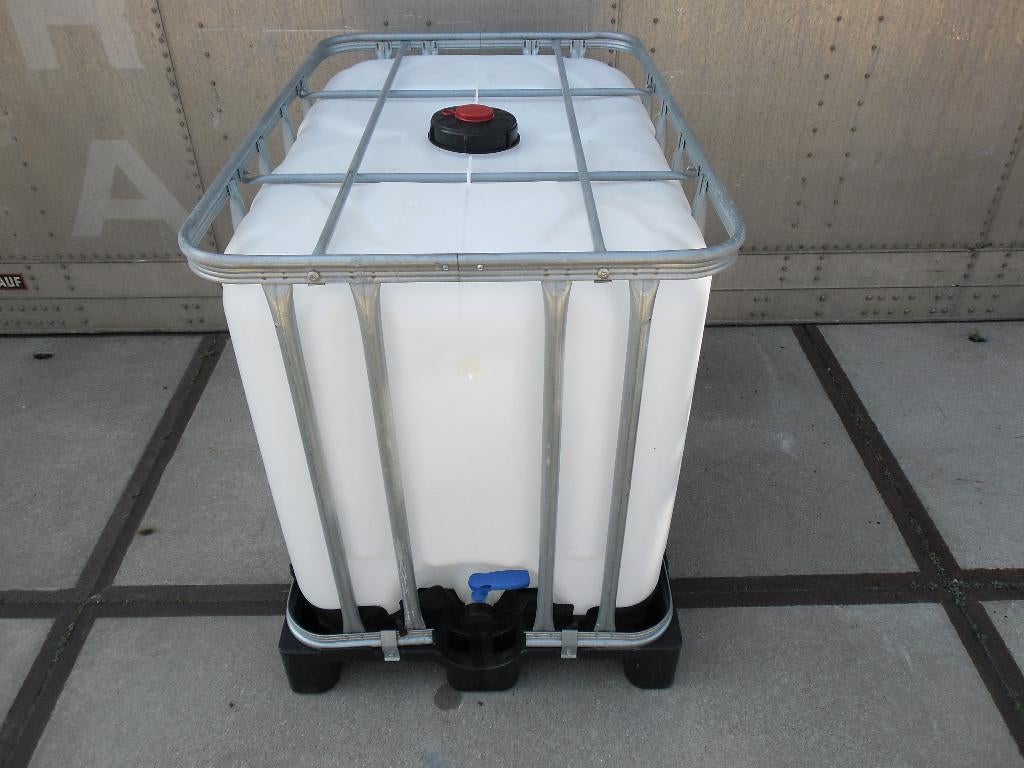 regenton ibc 600 liter waterton regenwater waterbak, Tuin en Terras, Regentonnen, Ophalen, Kunststof, Met kraantje, 150 liter of meer