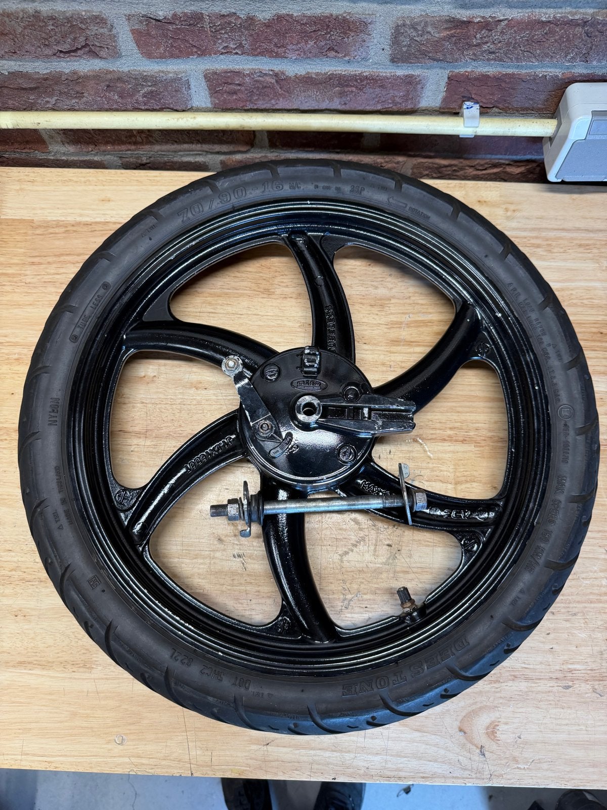 Achterwiel Tomos Flexer A35 A52 A55, Fietsen en Brommers, Ophalen of Verzenden, Gebruikt, Overige typen
