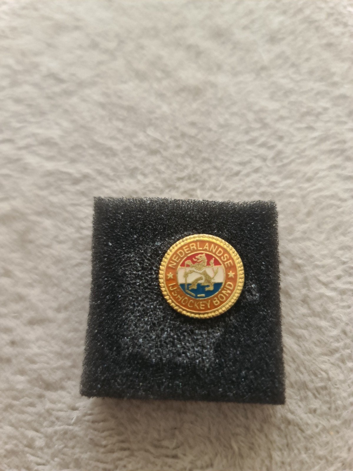 Pin Nederlandse IJshockey Bond, Ophalen of Verzenden