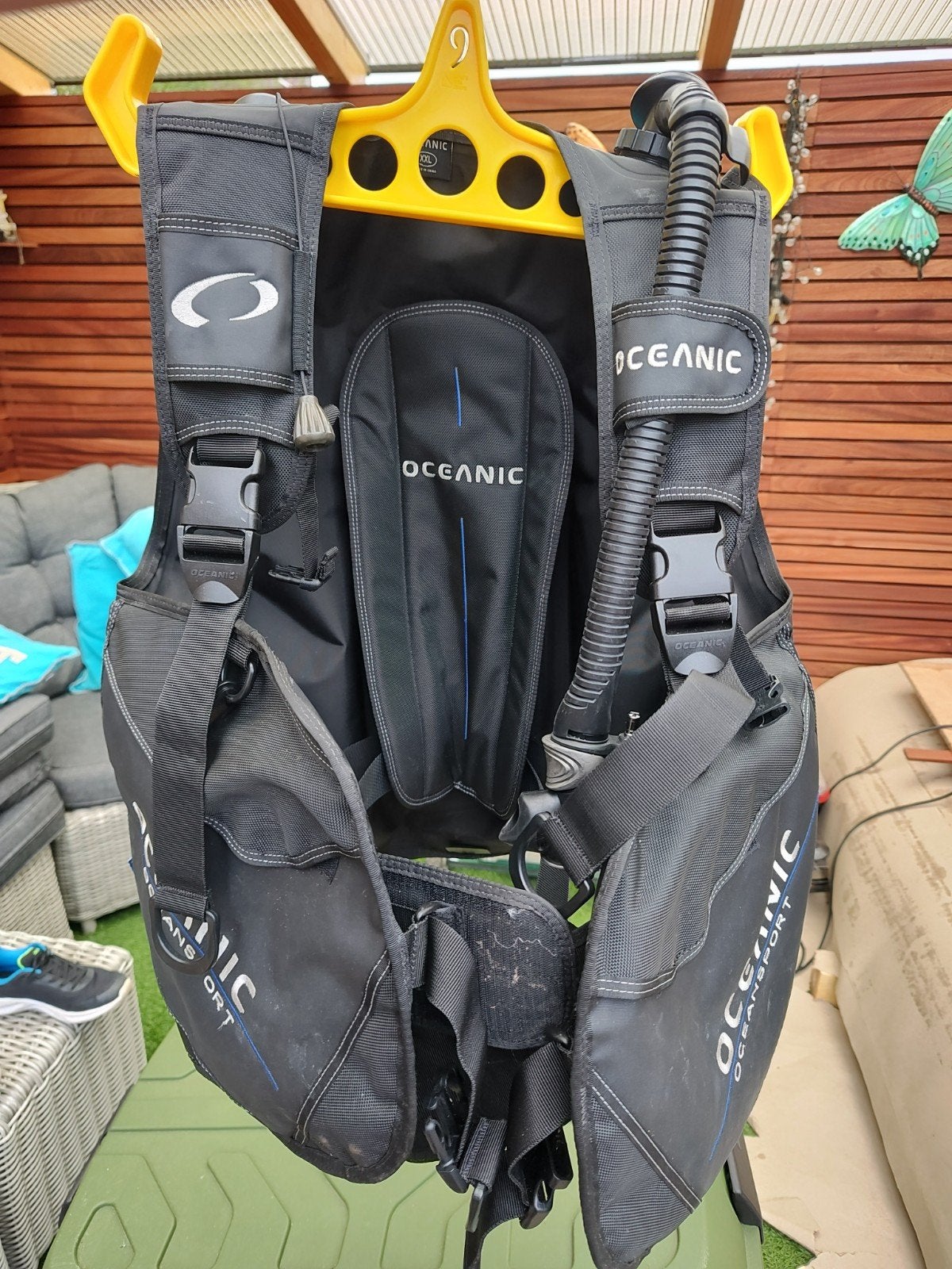 Oceanic Oceansport trimvest XXL BCD, Ophalen, Zo goed als nieuw, Trimvest of Wing