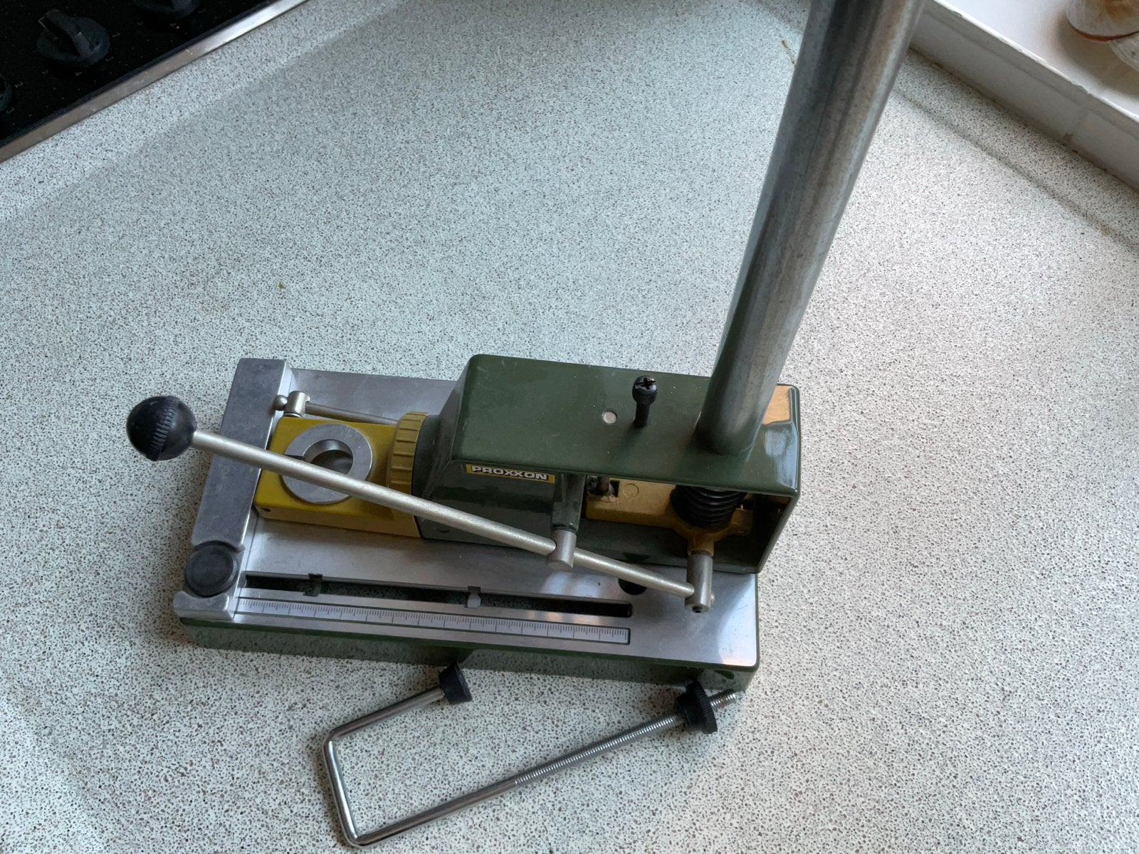 Proxxon Kolomboormachine - Perfect voor precisiewerk, Ophalen of Verzenden, Gebruikt, Minder dan 400 watt, Kolomboormachine