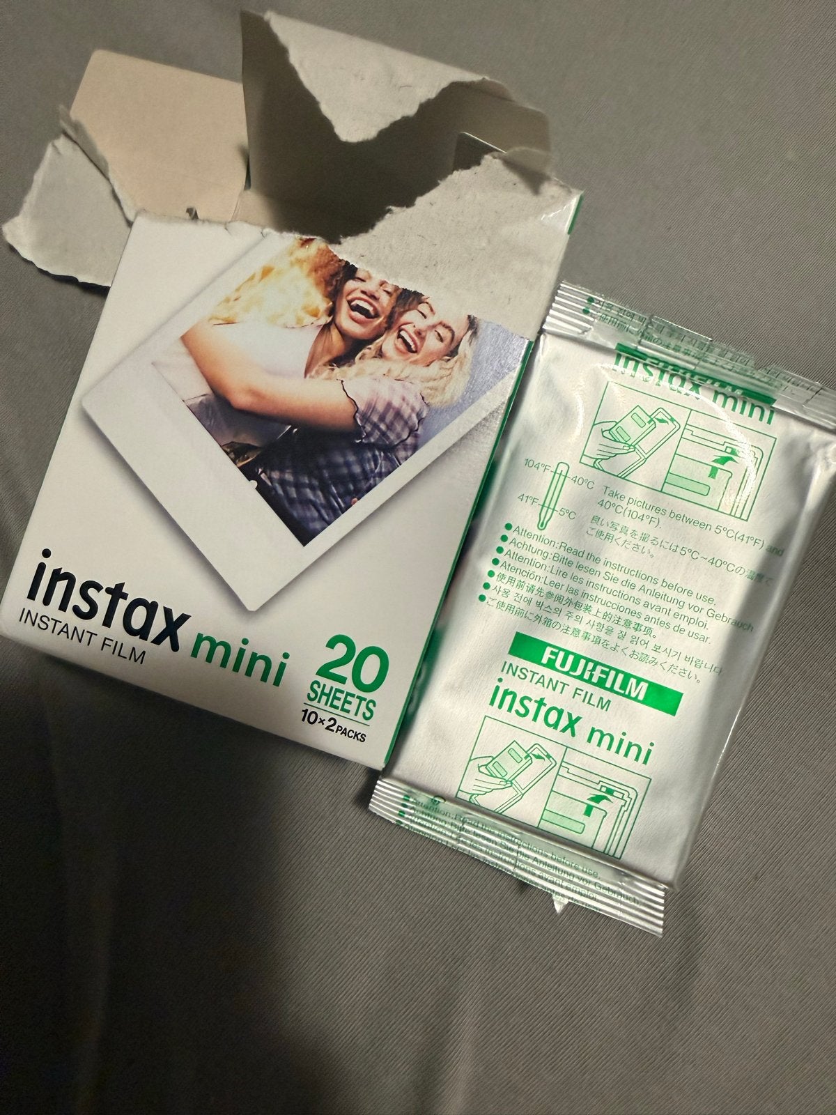 Fujifilm Instax Mini Instant Film 10 vellen, Audio, Tv en Foto, Ophalen, Fujifilm, Nieuw, Instant film