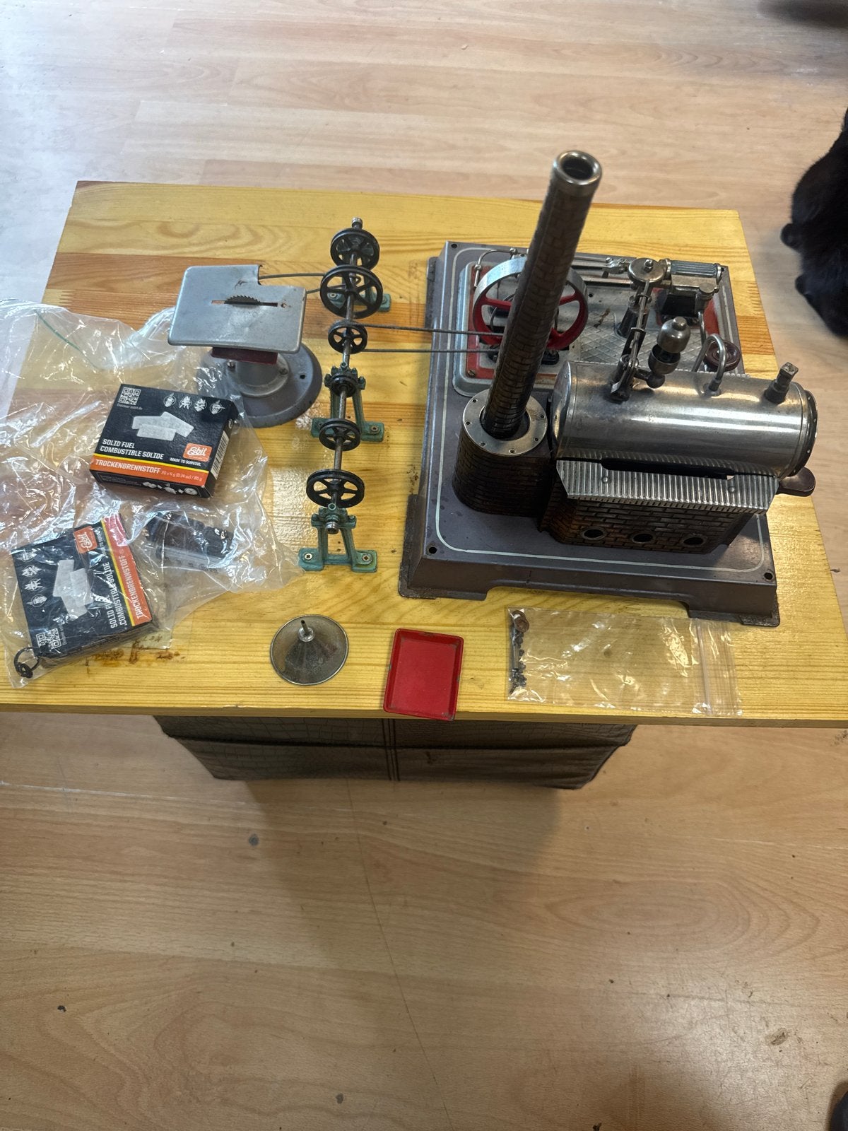 Wilesco D10 Stoommachine met aandrijfmodellen, Overige merken, Gebruikt, Ophalen of Verzenden, Groter dan 1:32