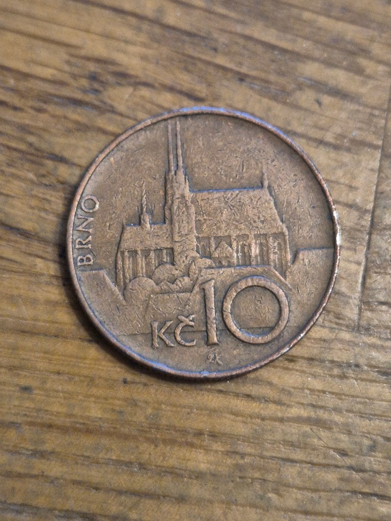 Tsjechië - 10 Korun 1996, Verzenden, Overige landen, Losse munt