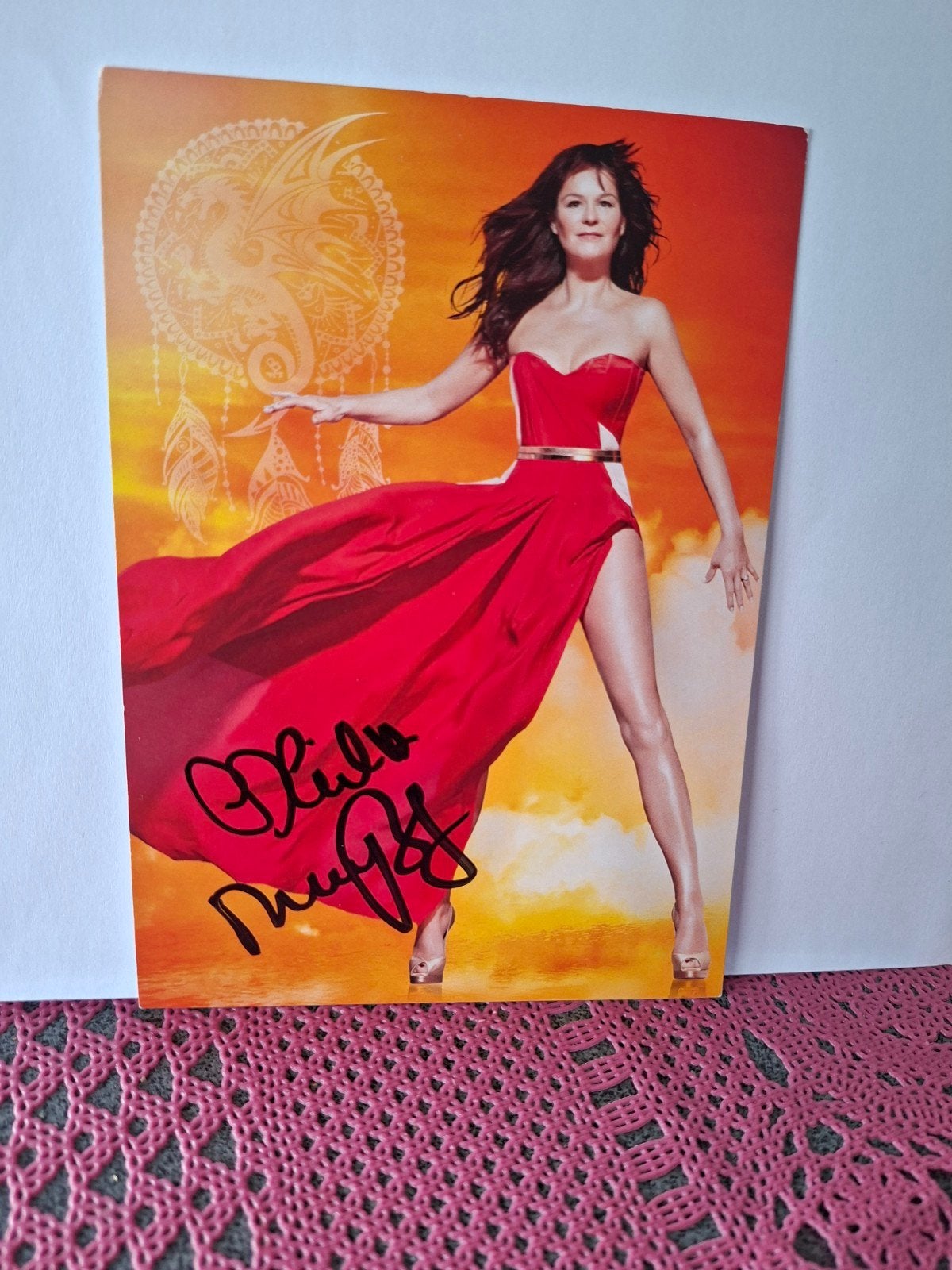 ANDREA BERG SINGER GERMANY, Verzamelen, Verzenden, Nieuw, Foto of Kaart, Gesigneerd