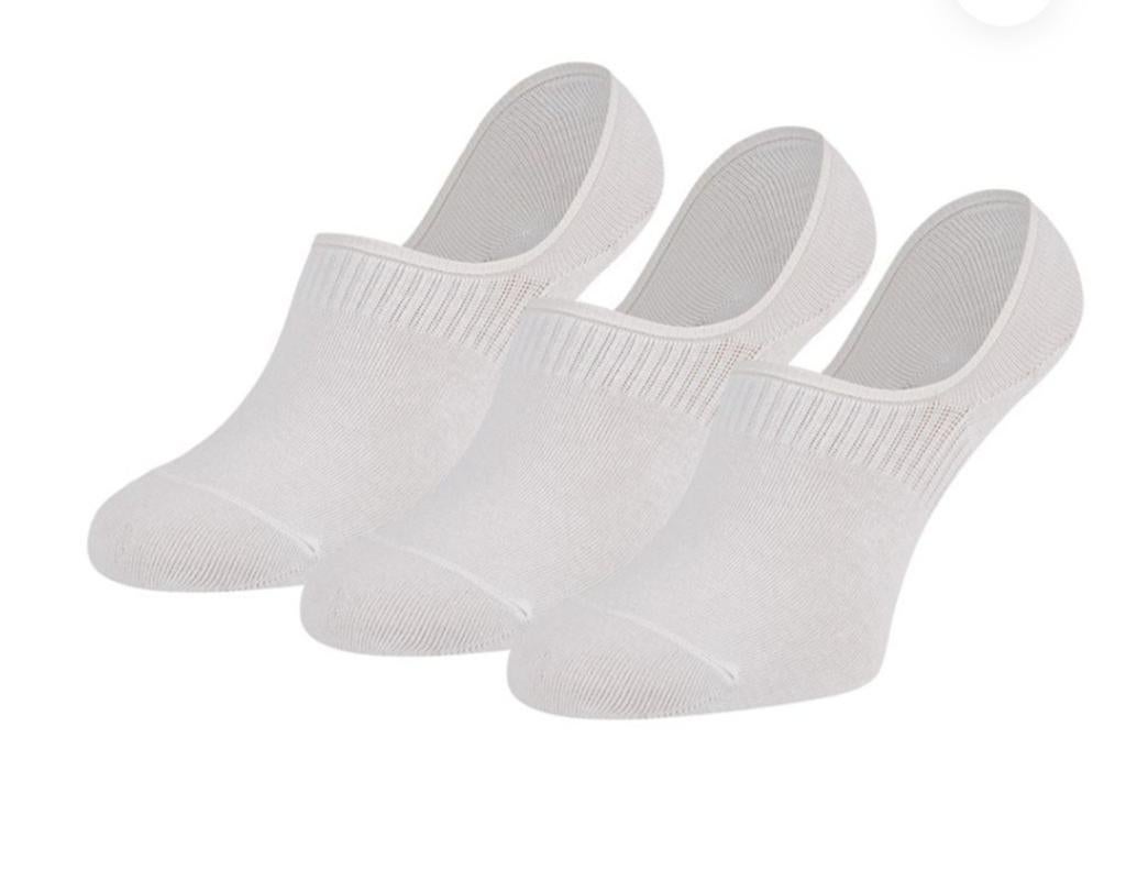 Teckel sneakersokken wit - 3 pak, Sokken en Kniesokken, Verzenden, Wit, Nieuw