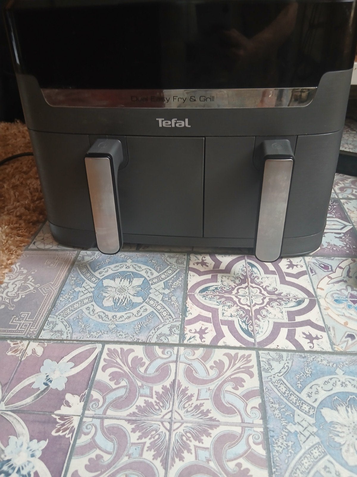 Tefal Airfryer dubbele mand als nieuw., Ophalen of Verzenden, Zo goed als nieuw, Airfryer