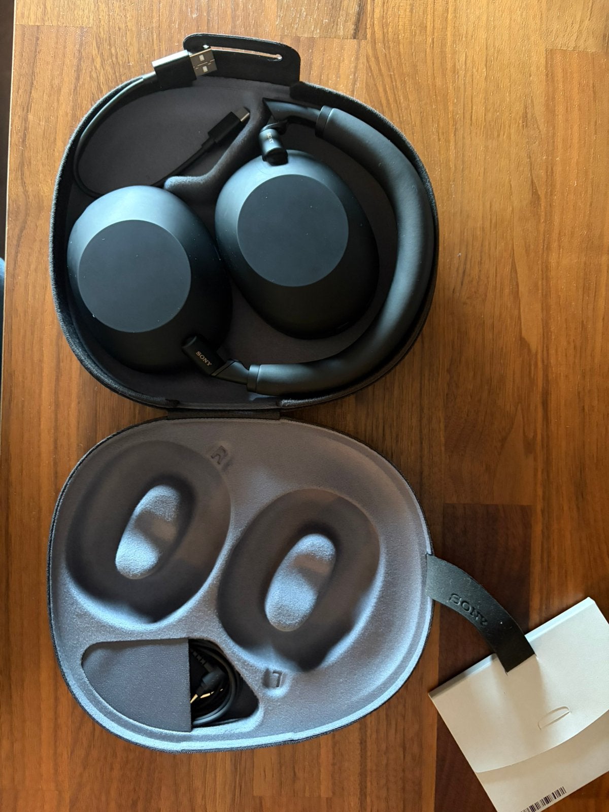 Sony WH-1000XM6 Zwart, Audio, Tv en Foto, Koptelefoons, Ophalen, Zo goed als nieuw, Zwart, Draadloos